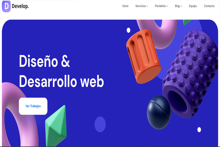 Plantilla de agencia de desarrollo web