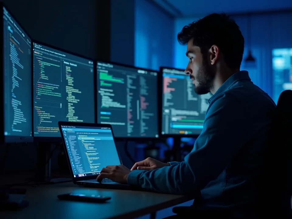 Consultor TIC trabajando en desarrollo web WordPress, optimización SEO y mantenimiento web profesional