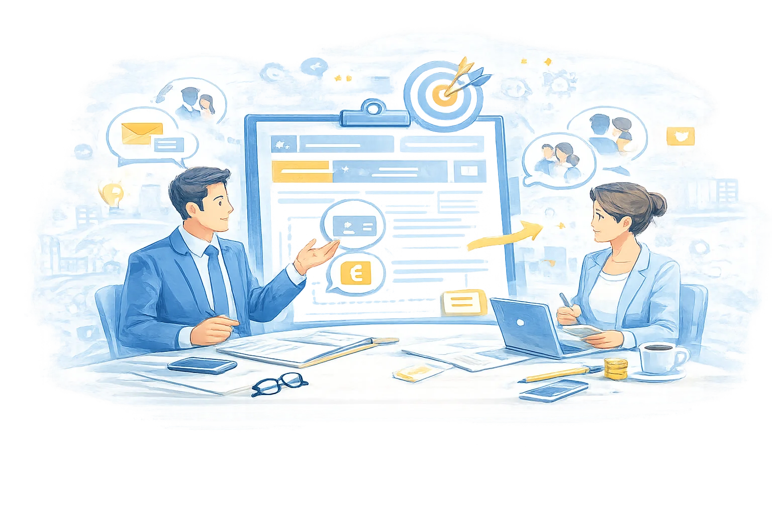 Definición de contexto y objetivos estratégicos para el desarrollo de una página web profesional