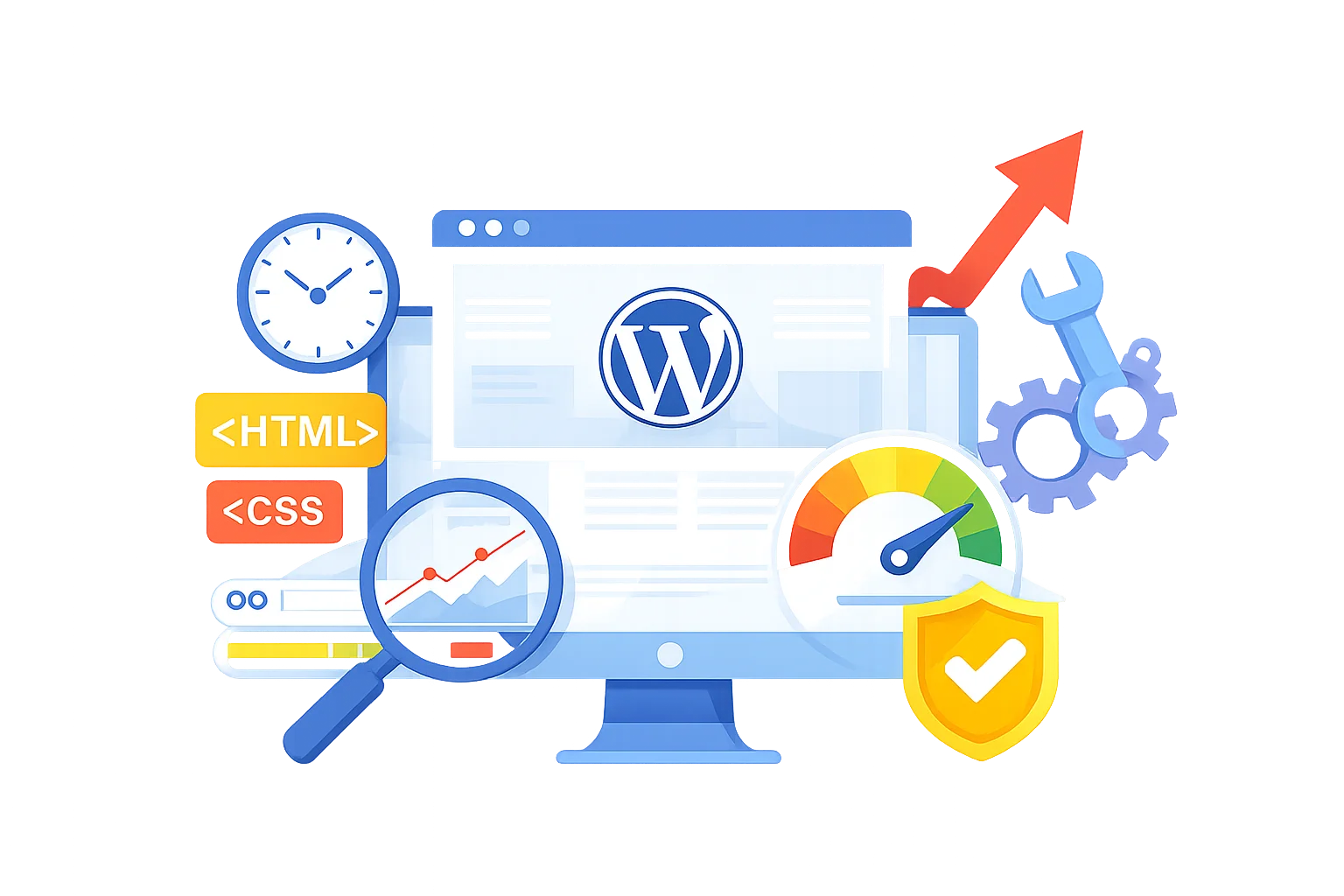 Desarrollo y optimización de página web WordPress con enfoque SEO y rendimiento