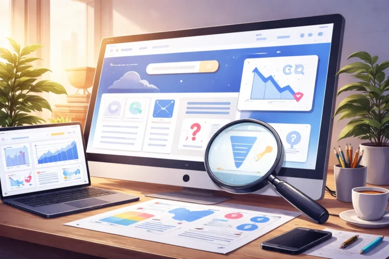 Análisis de una web profesional con problemas de conversión y estructura orientada a generar contactos